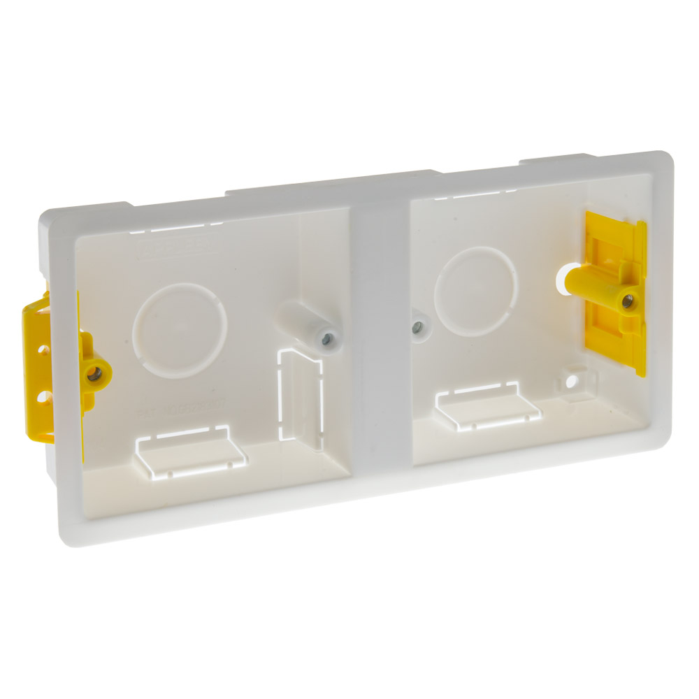 Image for Appleby Dual 1 plus 1 Gang 35mm Dry Lining Box