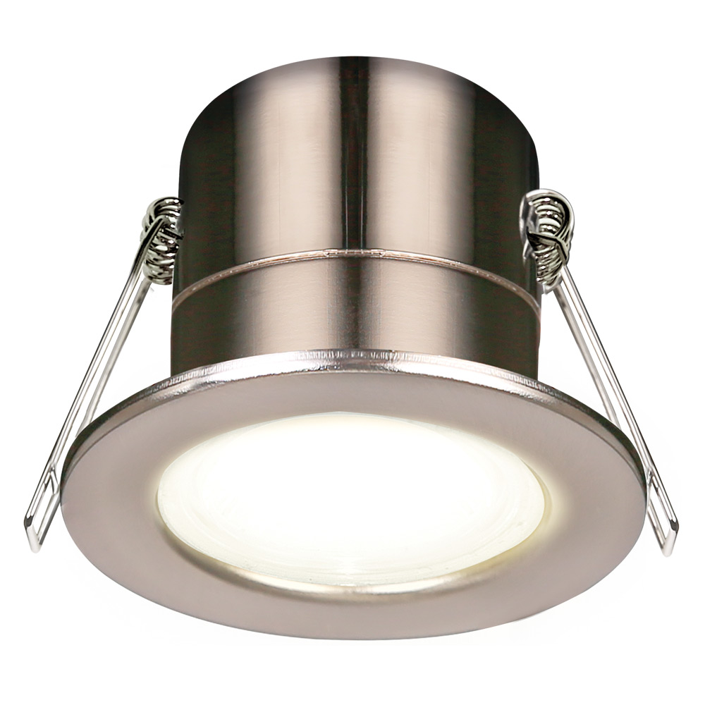 Image for Avenger 5W LED Downlight Fire Rated Fixed 3000K Brushed Steel