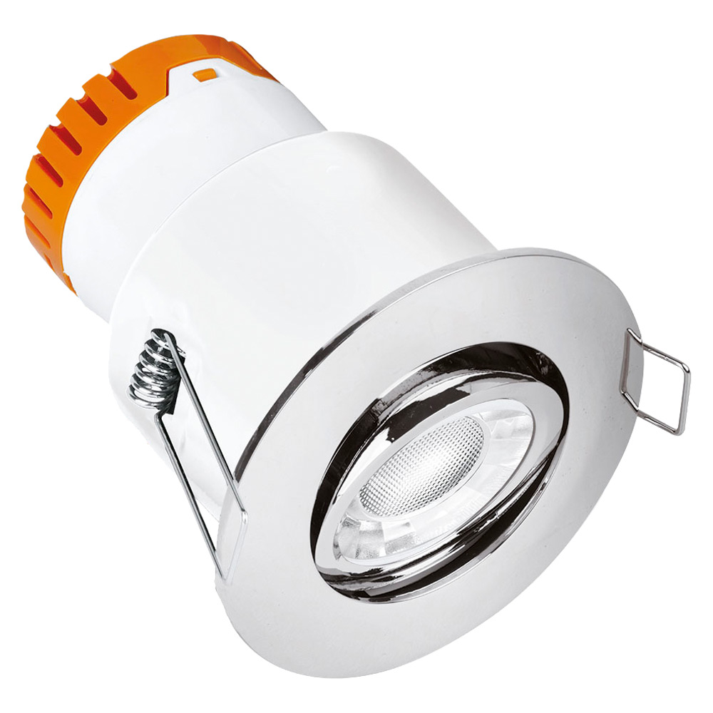 Image for Avenger E8 Adjustable Fire Rated Polished Chrome Downlight Cool White