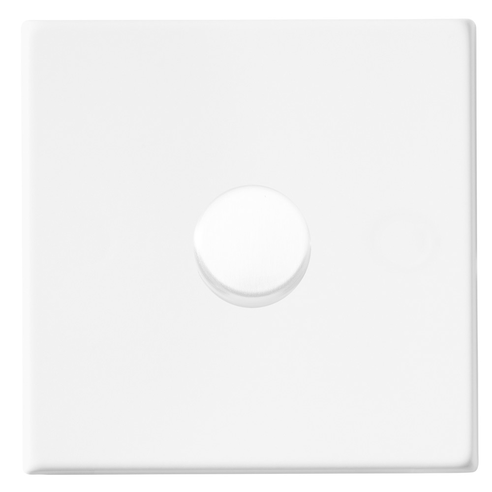 Image for Avenue Screwless Slim LED Dimmer Switch 100W Matt White