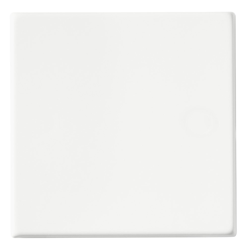 Image for Avenue Screwless Slim Single Blanking Plate Matt White