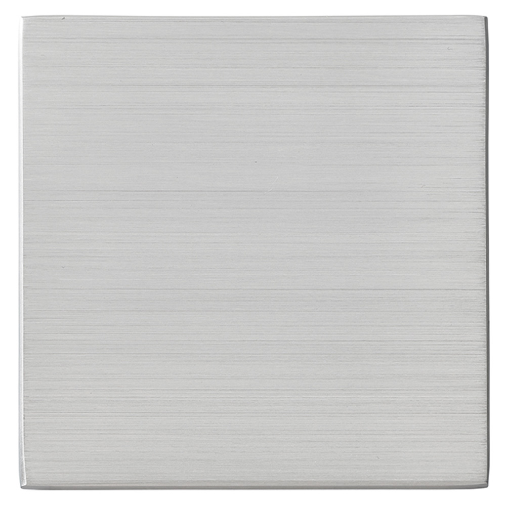 Image for Avenue Screwless Slim Single Blanking Plate Satin Steel