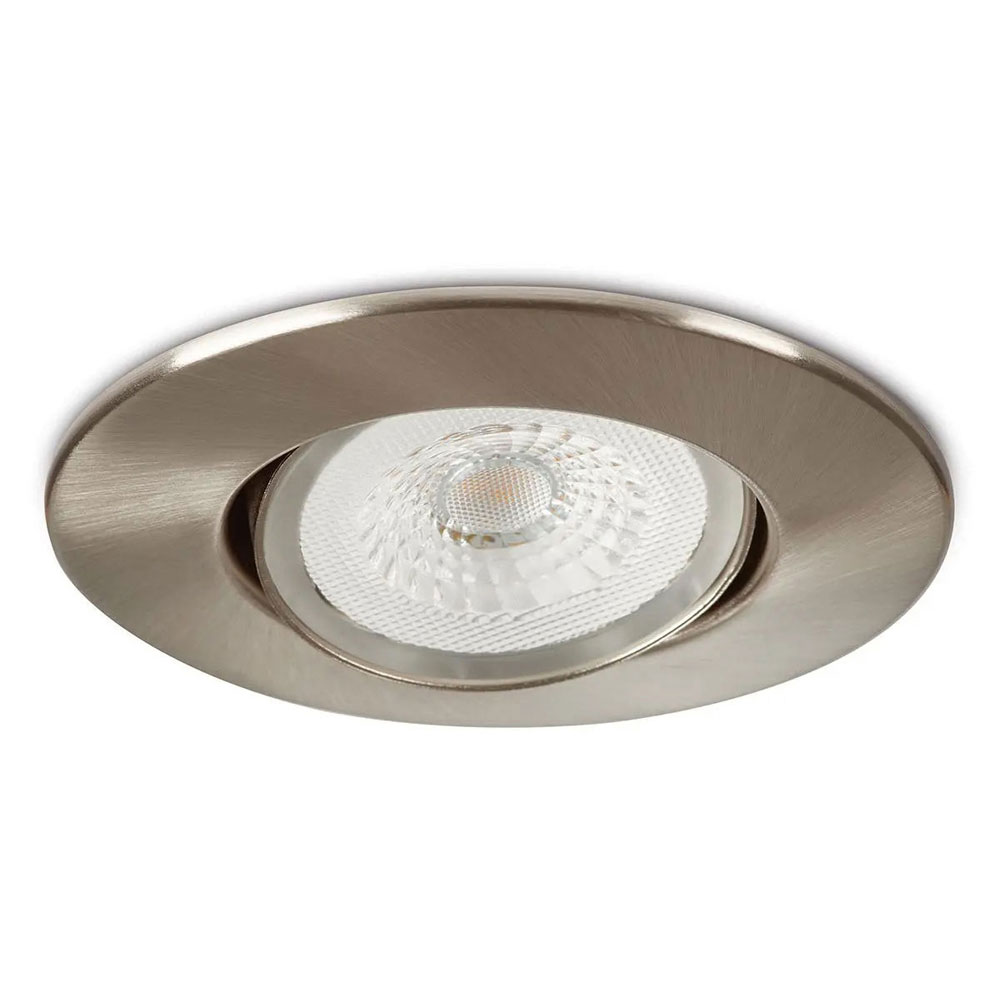 Image for Collingwood H4 Lite Downlight Dimmable Fire Rated Brushed Steel 3000K