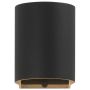 Astro 100 LED Wall Light Textured Black
