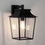 Astro 254 Lantern Wall Light Textured Black