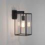 Astro Lantern 350 Wall Light Textured Black