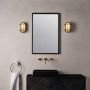 Astro Oval Wall Light Cast Brass
