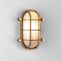 Astro Oval Wall Light Cast Brass