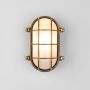 Astro Oval Wall Light Cast Brass
