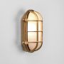 Astro Oval Wall Light Cast Brass
