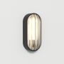 Astro Oval Wall Light Textured Black