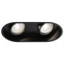 Astro Round Twin Adjustable Recessed Downlight Matt Black