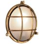 Astro Round Wall Light Cast Brass