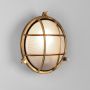 Astro Round Wall Light Cast Brass