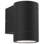 Astro Single LED Round Wall Light Textured Black