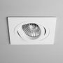 Astro Square Adjustable Fire-Rated Downlight Recessed Matt White
