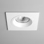 Astro Square Fire-Rated Downlight Recessed Matt White