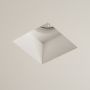 Astro Square Fixed Downlight Recessed Plaster