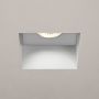 Astro Square IP65 Downlight Recessed Matt White