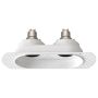 Astro Trimless Twin Adjustable Downlight Matt White
