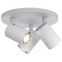 Astro Triple Round Spotlight Textured White