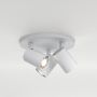 Astro Triple Round Spotlight Textured White