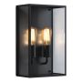 Astro Twin Exterior Wall Light Textured Black