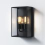 Astro Twin Exterior Wall Light Textured Black