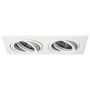 Astro Twin Fire-Rated Downlight Recessed Matt White