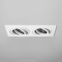 Astro Twin Fire-Rated Downlight Recessed Matt White