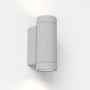 Astro Twin GU10 Wall Light Textured Grey