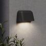 Astro Twin Wall Light Textured Black