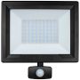 Avenger LED Floodlight PIR 50W 5250lm 4000K IP54 Black