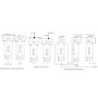 Avenue Screwless Slim 2 Gang Light Switch Antique Brass