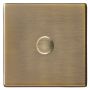 Avenue Screwless Slim LED Dimmer Switch 250W Antique Brass