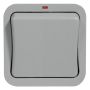 Avenue Weatherproof Outdoor Light Switch 1 Gang 2 Way 20AX IP66