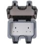 Avenue Weatherproof Outdoor Socket Unswitched 2 Gang 13A IP66