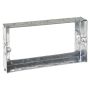 Flush Metal Box Extension 2 Gang 25mm