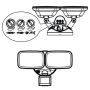 Forum Zink Lynn Twin Floodlight Dark Grey