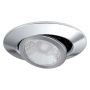 JCC V50 Tilt LED Downlight CCT Dimmable Chrome