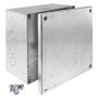 Metal Adaptable Box 150x150x75mm Knockouts Galvanised