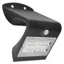 ROBUS LED PIR Solar Wall Light 3.2W IP65 4000K Black