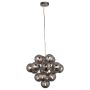 Lightplan 17 Pendant Chrome with Smoked Glass