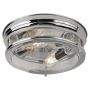 Lightplan 2 Flush Chrome with Clear Glass