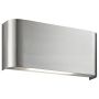 Lightplan 2 Up/Down Wall Light Satin Silver