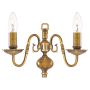 Lightplan 2 Wall Light Solid Brass