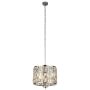 Lightplan 3 Pendant Chrome with Crystal Glass