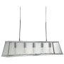 Lightplan 5 Bar Pendant Chrome with Glass
