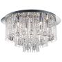 Lightplan 8 Flush Chrome with Crystal