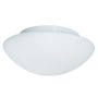 Lightplan Bathroom Ceiling Light Opal Glass White